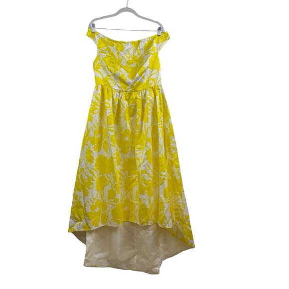 EY Boutique Especially Yours New Yellow Floral Feeling Beautiful Dress Size 10 - Picture 14 of 14